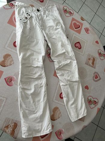 Pantalon blanc homme