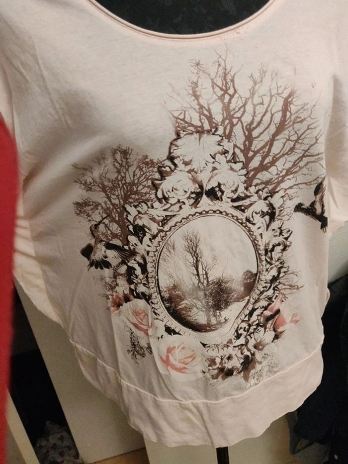T-shirt K Woman (rose), XL / 42 / 14 - photo numéro 3
