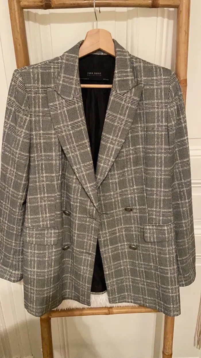 Veste grise zara - photo numéro 2
