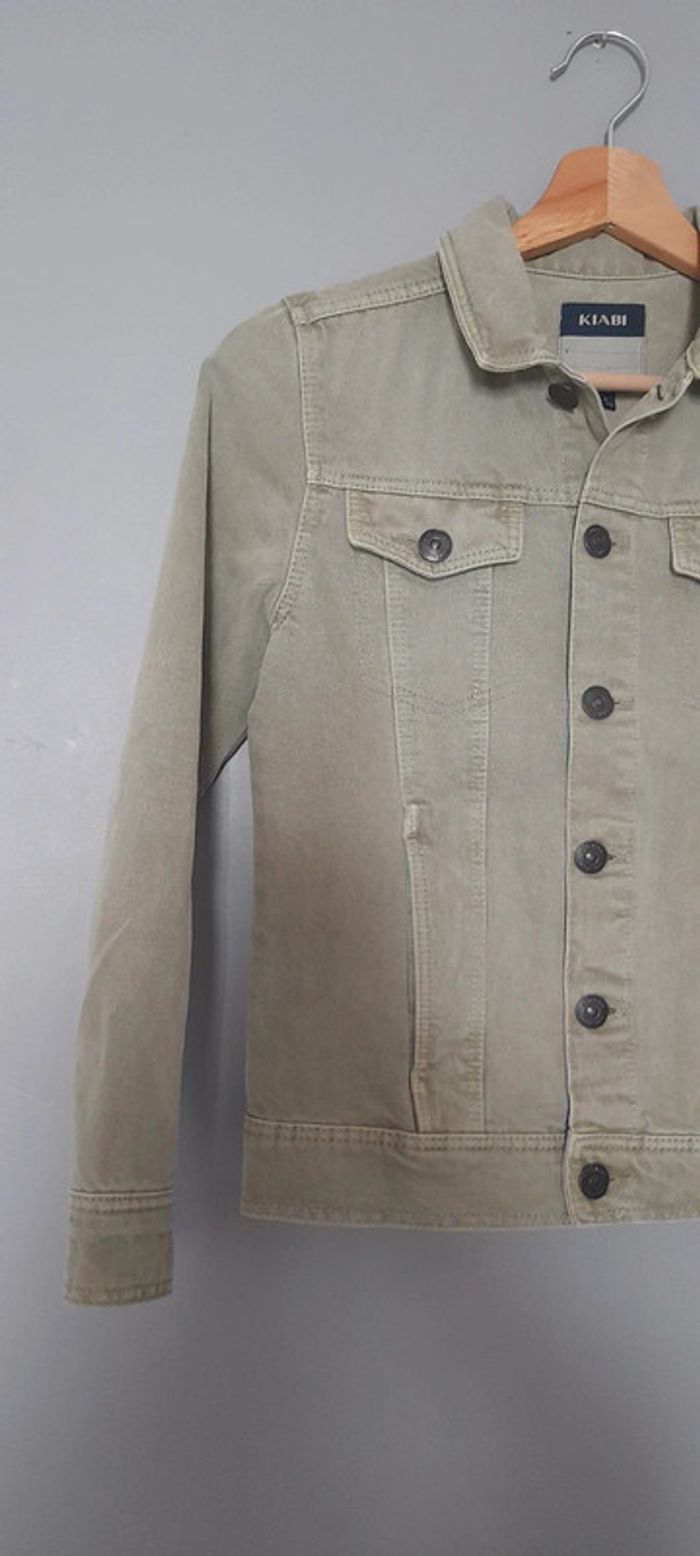 Veste en jean vert - photo numéro 2