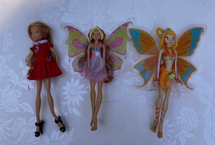 Lot de 3 poupées Winx