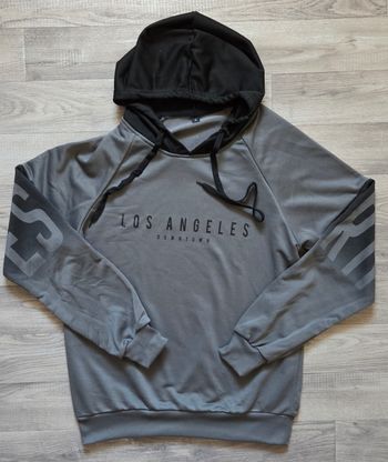 Sweat gris / noir - S