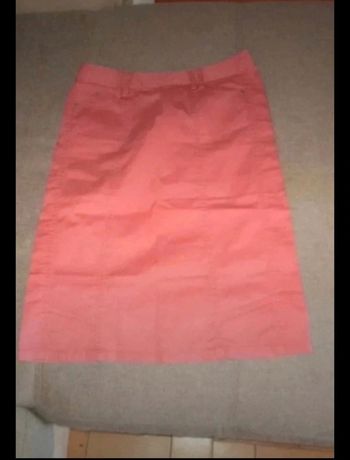 Jupe crayon pin-up rose T38