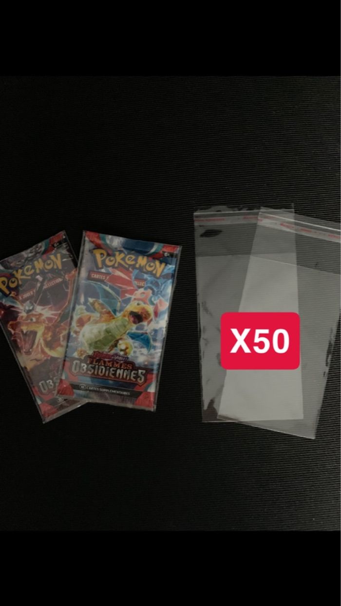 50 protections pour booster pokemon en loose