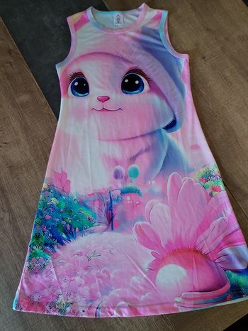 Chemise de nuit lapin 8 ans