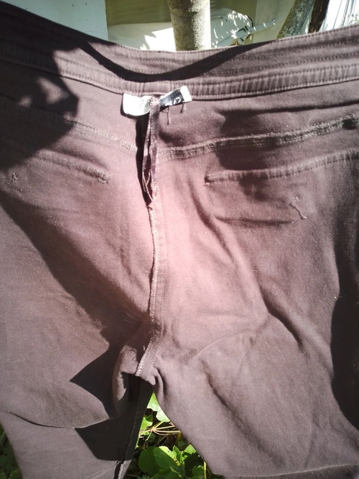 Pantalon large marron foncé - photo numéro 13