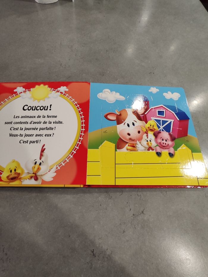 Livre puzzle enfant – Phidal – 5 puzzles inclus - photo numéro 2