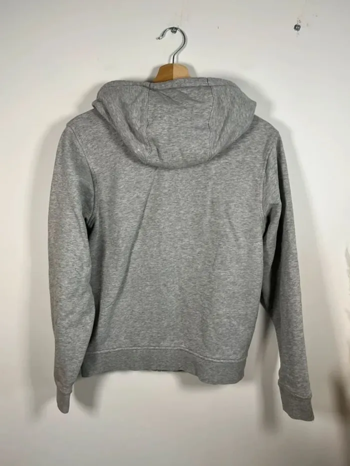 Sweat à capuche zippé gris Lacoste - photo numéro 5