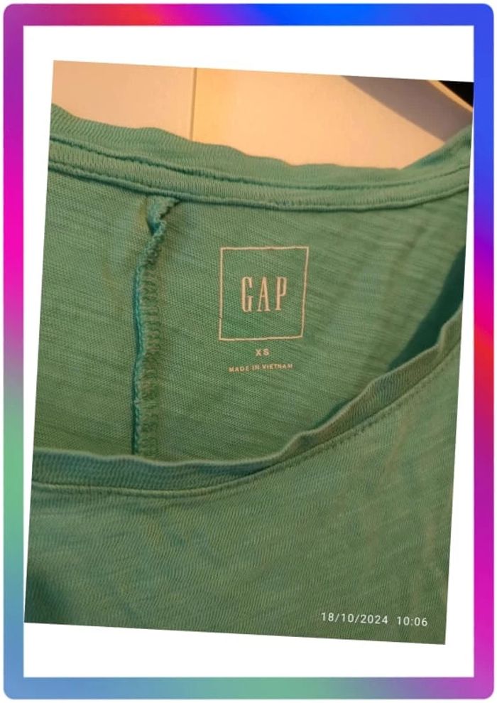 T-shirt xs vert - photo numéro 6