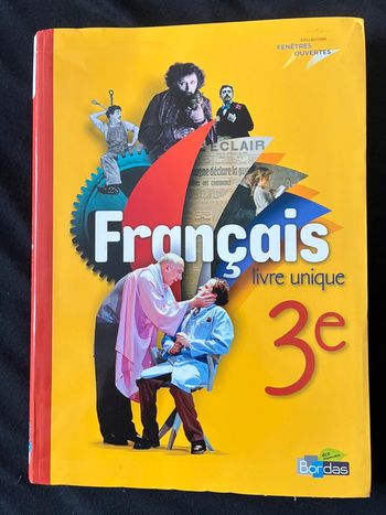 Manuel scolaire Français 3eme