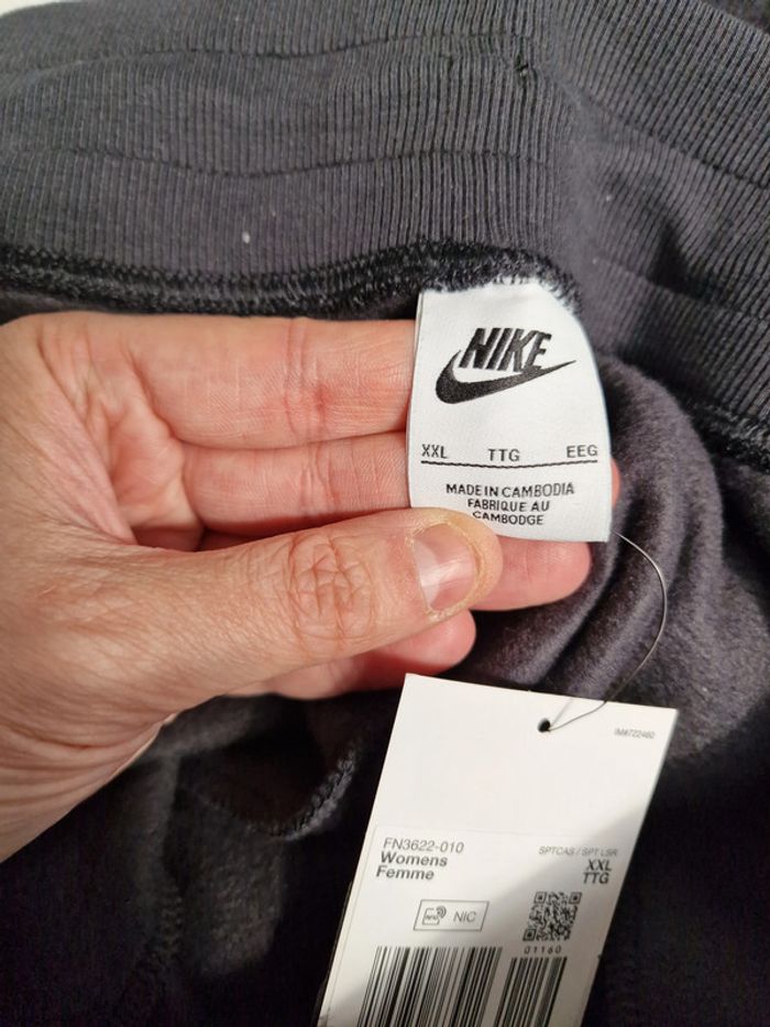 Pantalon Ample Taille Haute Nike Sportswear Phoenix Plush - photo numéro 11