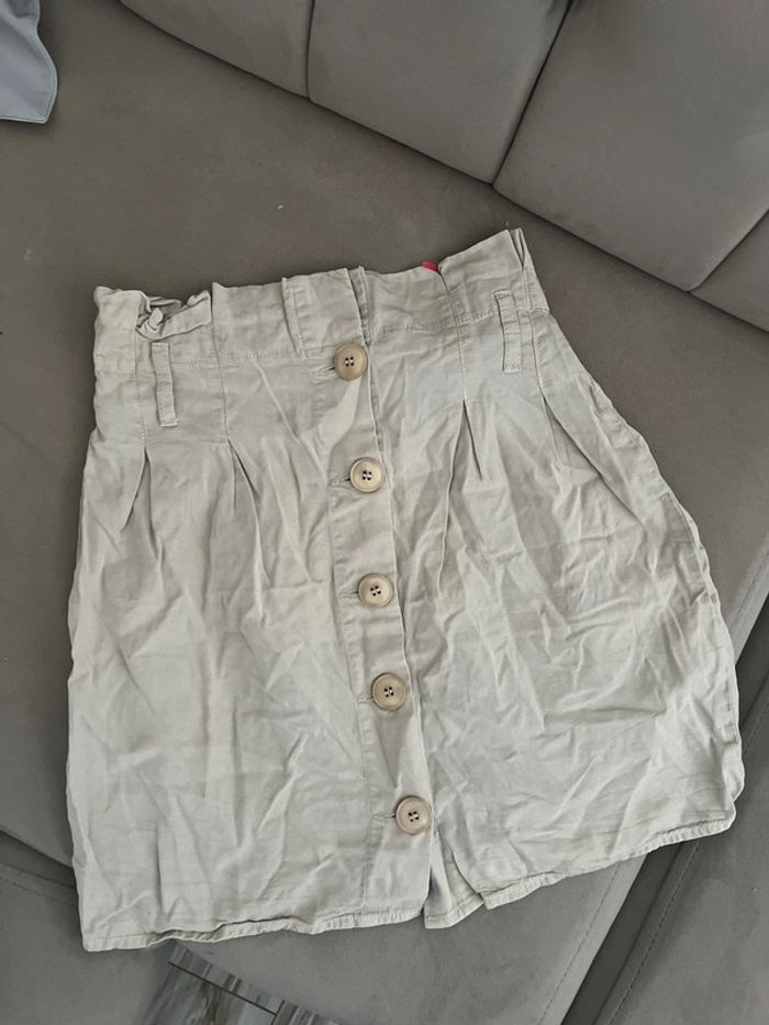 Jupe beige