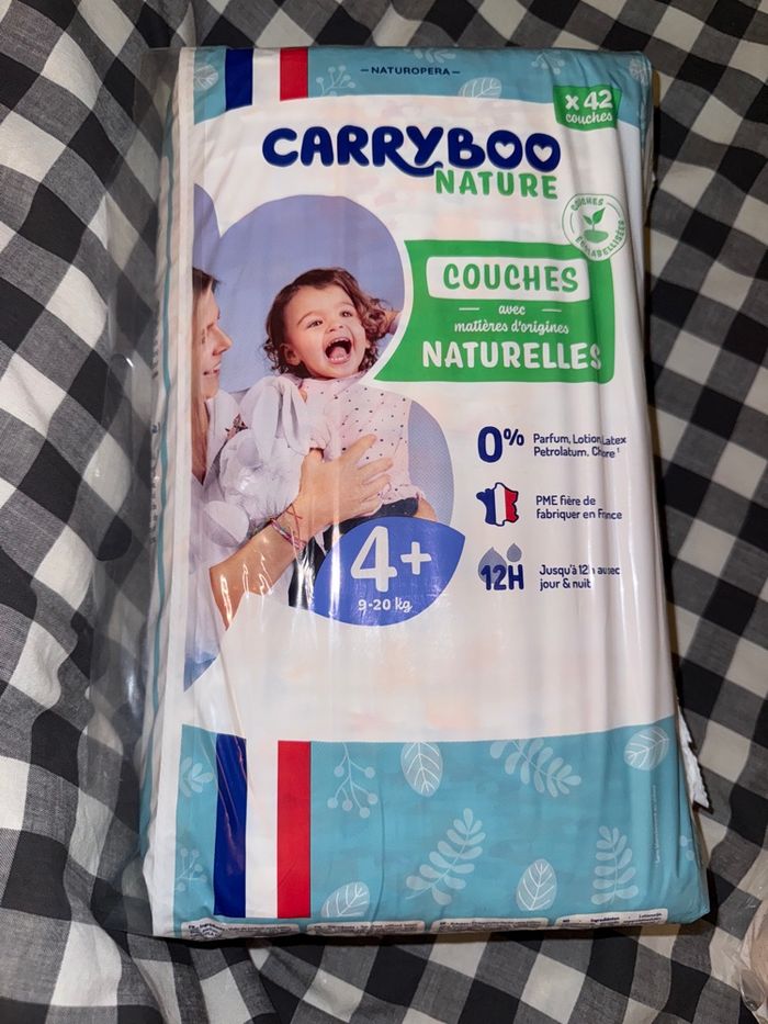 Couches taille 4+ Carryboo