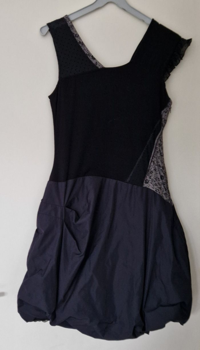 Robe Noire avec Motifs La Mode Est à Vous, Taille 42 - photo numéro 2