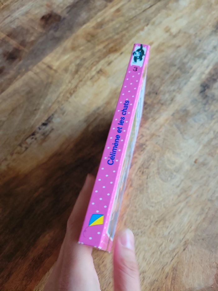 Livre enfant bibliothèque rose celimene et les chats - photo numéro 2