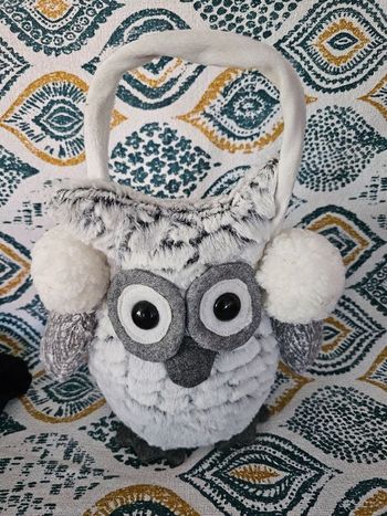 Chouette avec ses ecouteurs