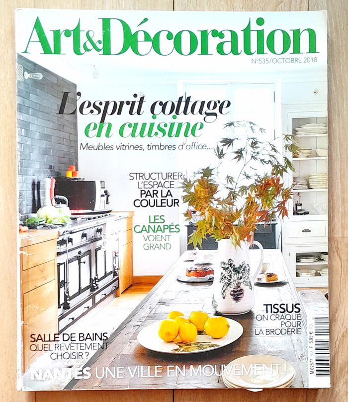 Magazine Art & Décoration n°535 octobre 2018 - photo numéro 1