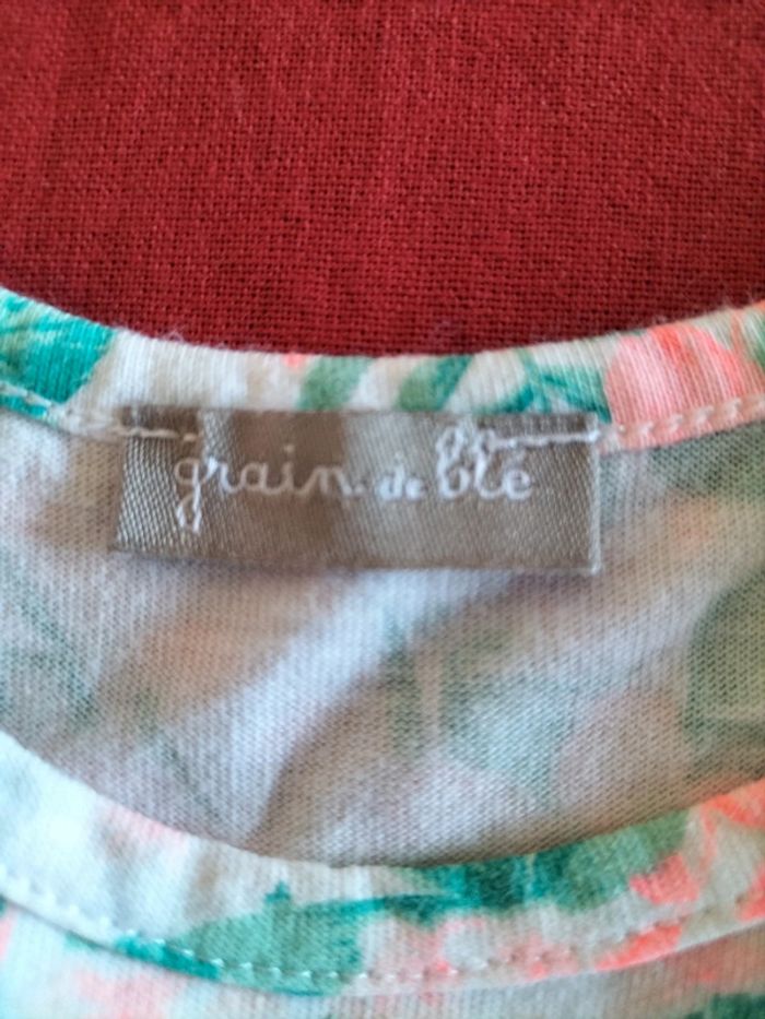 Ensemble tee-shirt manches courtes et short en 18/24mois grain de blé - photo numéro 12