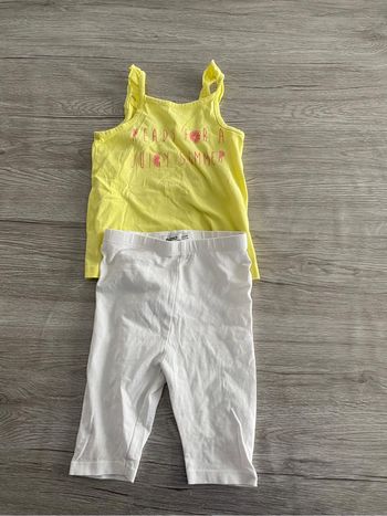 Ensemble débardeur + leggings court