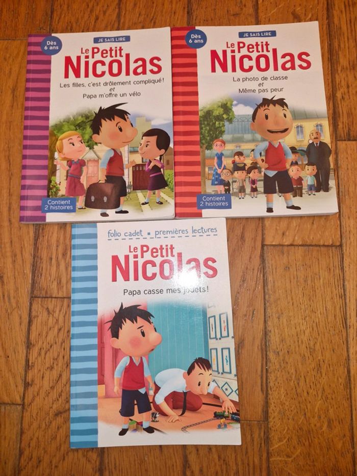 Lot de 3 livres petit Nicolas