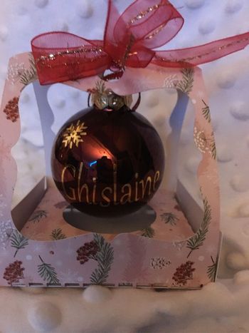 Boule de Noël personnalisé