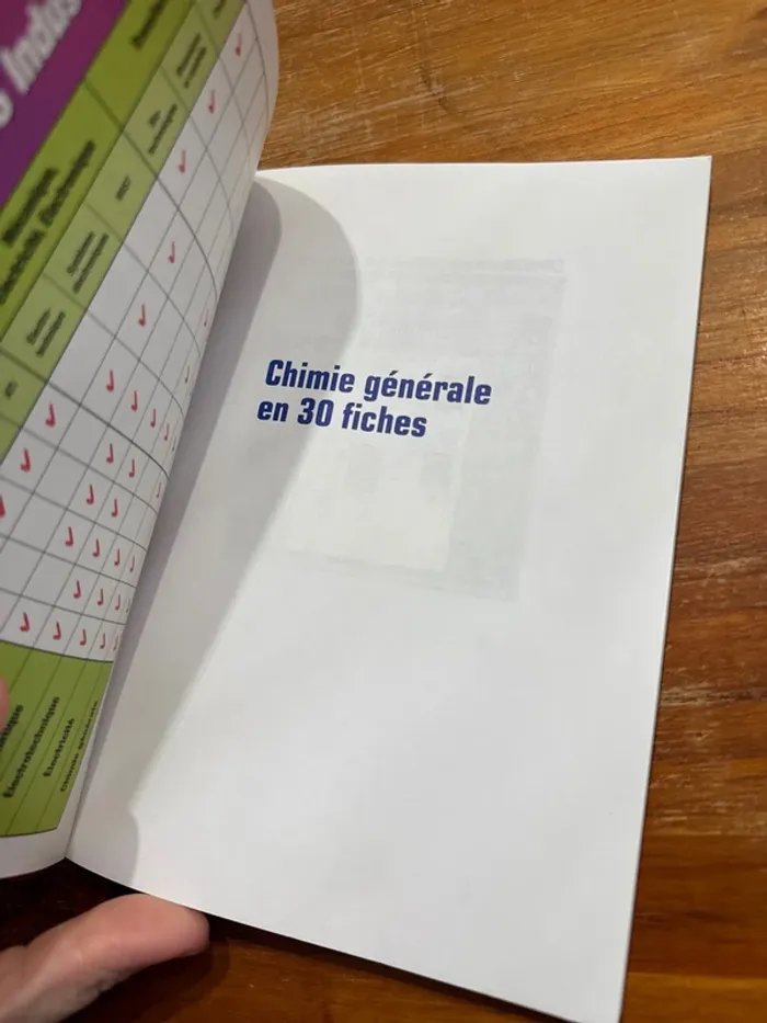 Livre chimie, General générale en 30 fiches BTS express - photo numéro 4