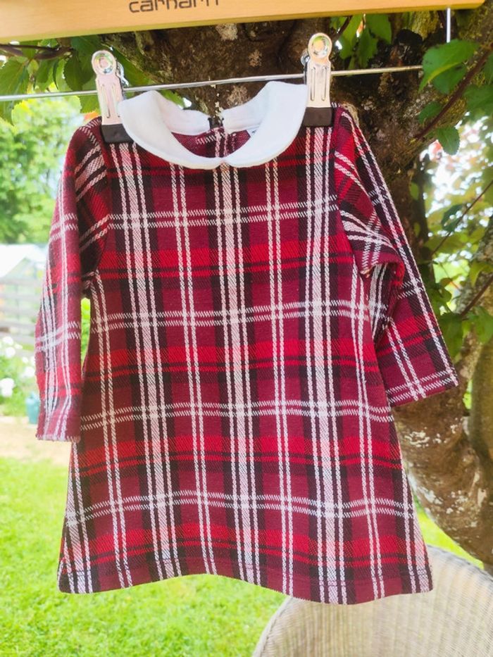 Robe Tex tartan 3 mois