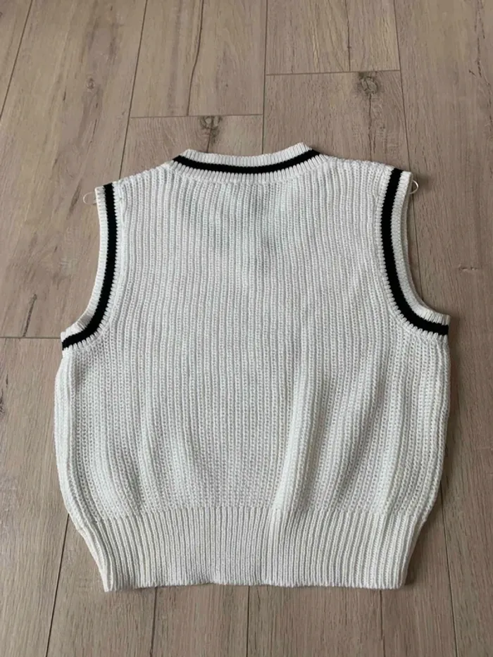 Pull sans manche écru - photo numéro 2