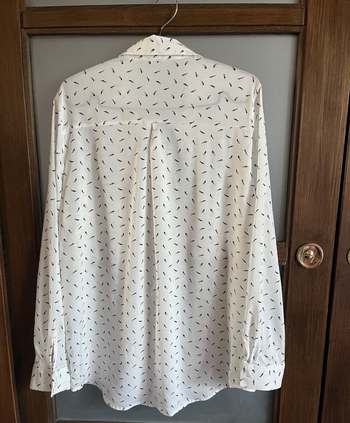 Chemise manches longues (S - 36) blanche - photo numéro 2