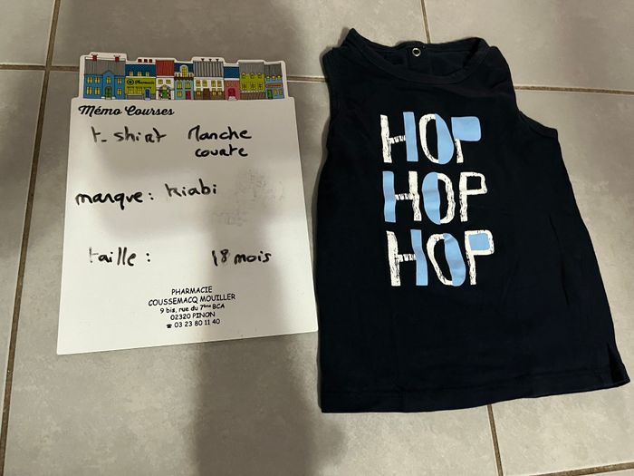 T shirt garçon 18 mois