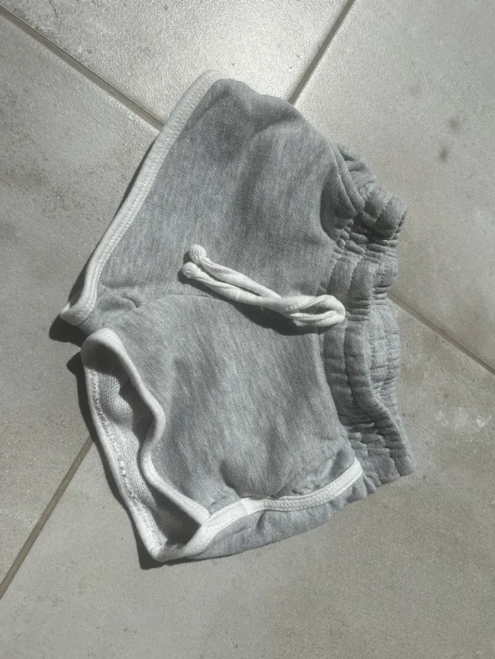 Short gris chiné