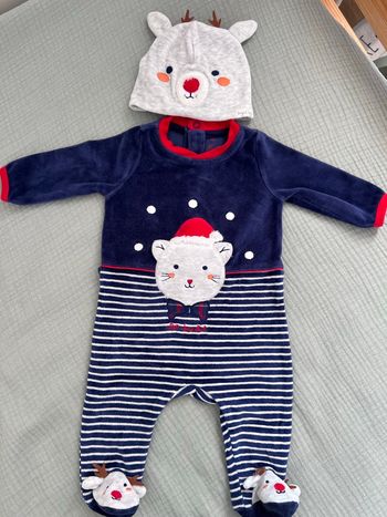 Pyjama avec bonnet bébé garçon