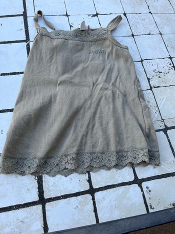 Débardeur fille kaki