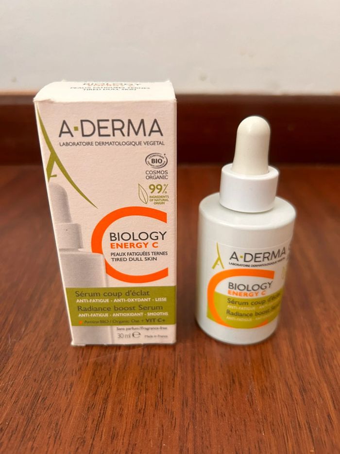 Sérum coup d’éclat Biology Energy C 30ml #aderma