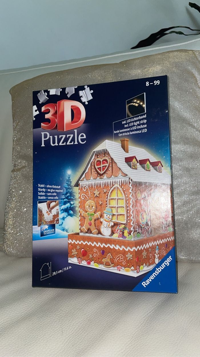 Puzzle 3D Ravensburger Maison en Pain d'Épices (Neuf)