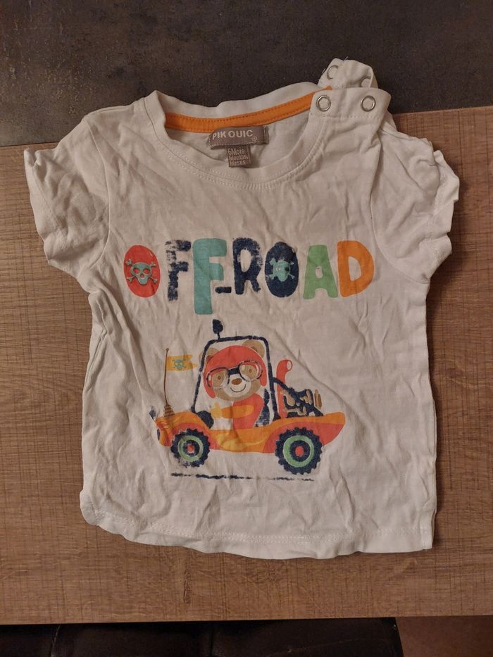 Lot t-shirt 6 mois plusieurs marques