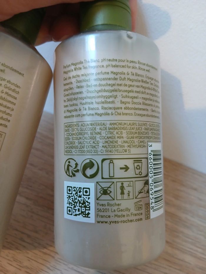 2 gels douche Yves rocher neuf - photo numéro 4