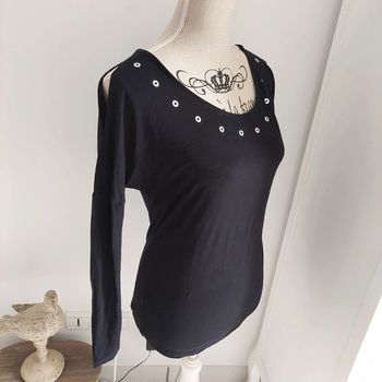 Tee-shirt noir Morgan taille S