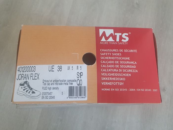 P 38 chaussure de sécurité MTS More Than Safety - photo numéro 5