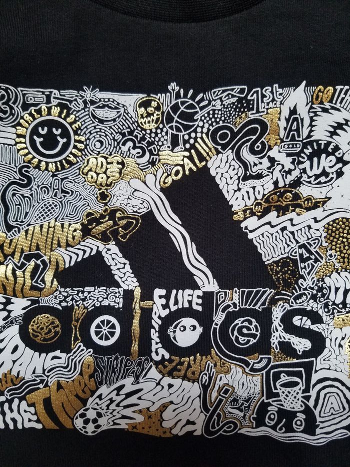 Tshirt Adidas fille 7/8 ans tbe - photo numéro 1