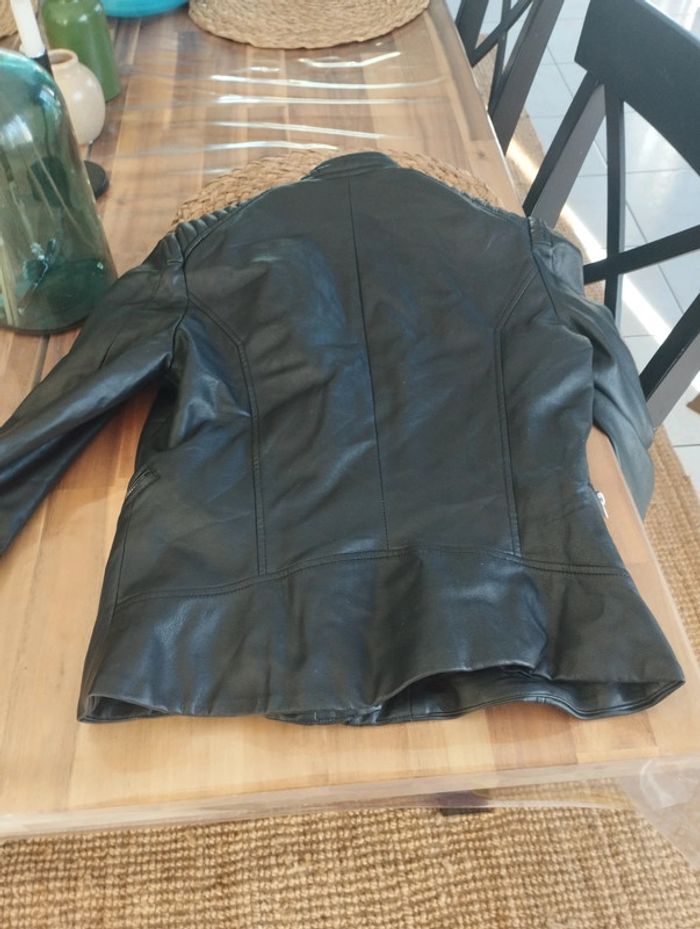 Veste en cuir femme taille 36 H&M - photo numéro 4