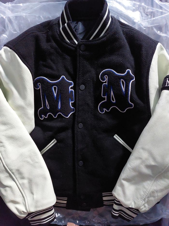 Varsity Jacket M+ RC Noir com neuf taille S