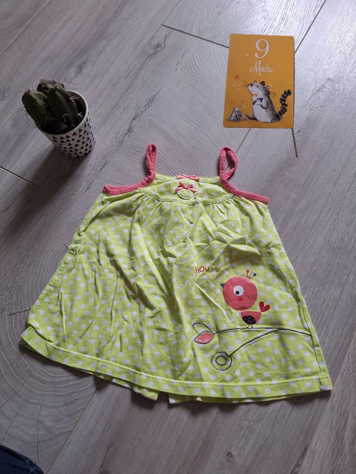 Débardeur tunique 12 mois fille