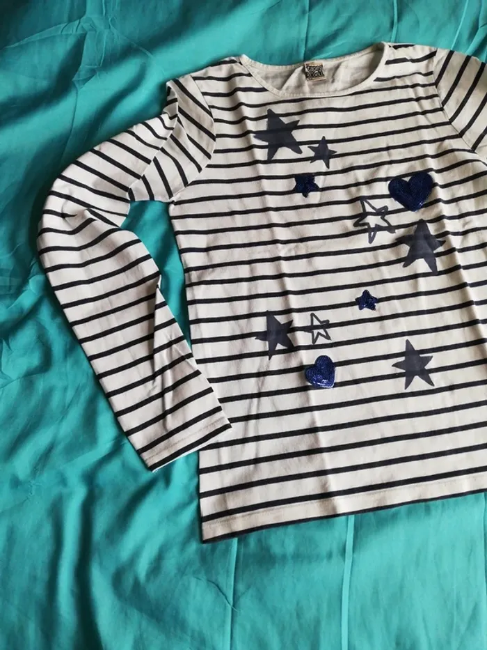 T-shirt manches longues fille - photo numéro 3