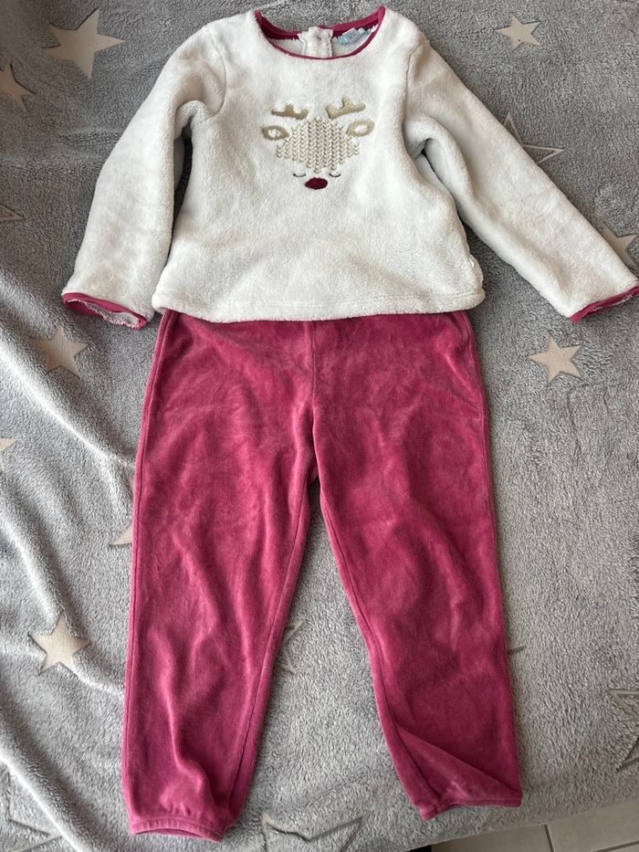 Pyjama deux pièces velours