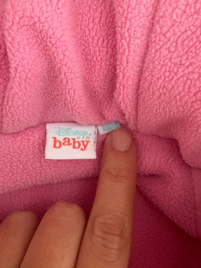 Manteau Disney Baby 18 mois - Rose à Pois - photo numéro 5