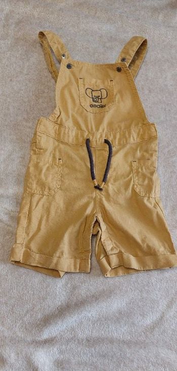 Jolie salopette courte bébé garçon 23 mois
