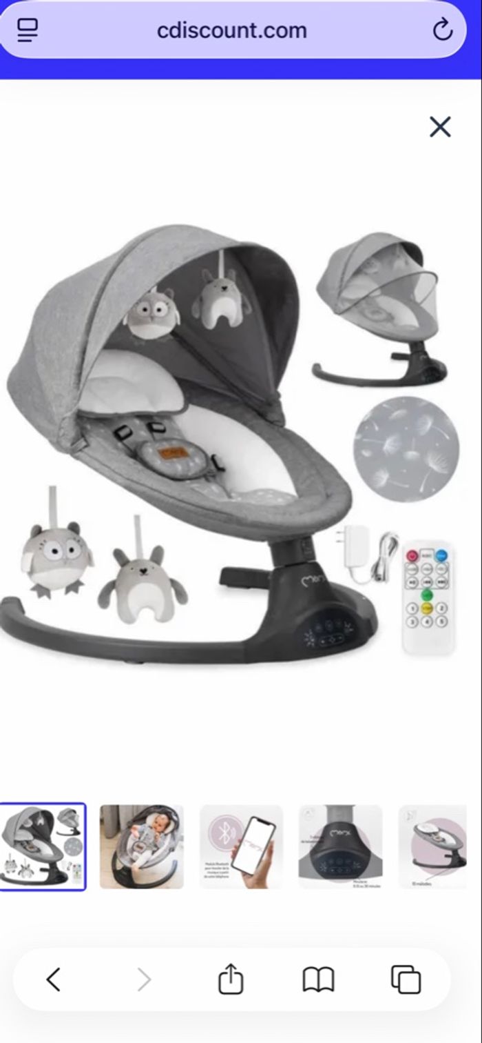 Vends Balancelle Bébé