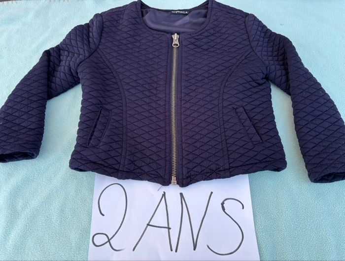 💙 Blouson bleu marine 2 ans