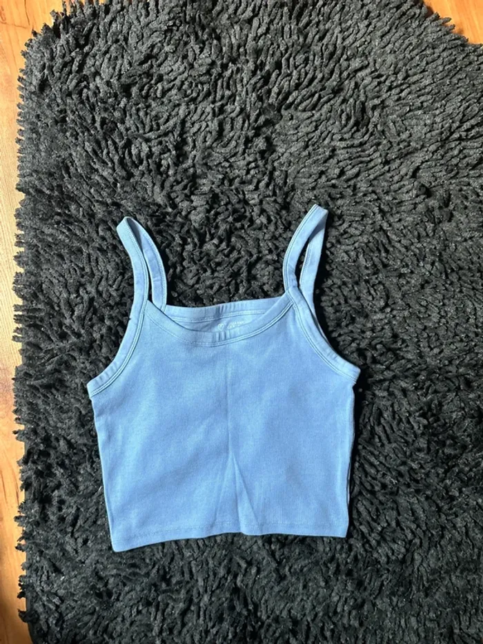 Débardeur bleu femme neuf